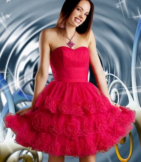 Vestidos fucsia cortos