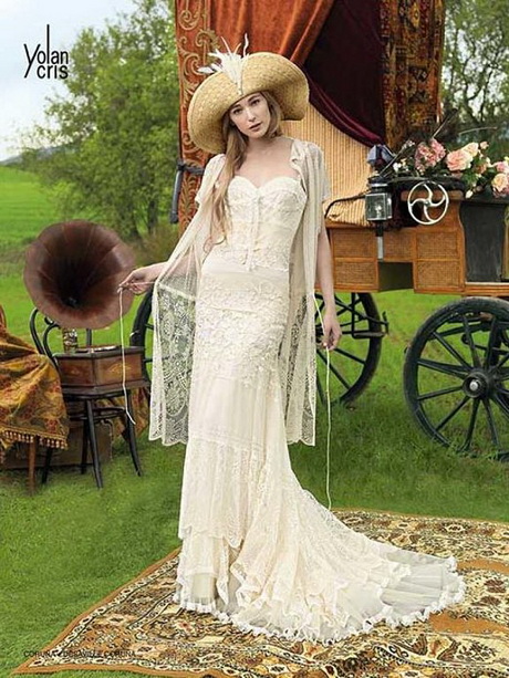 Vestidos hippies para bodas