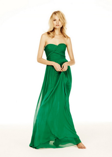 Vestidos largos verdes