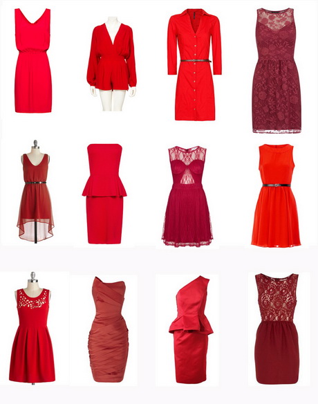 Vestidos rojo corto