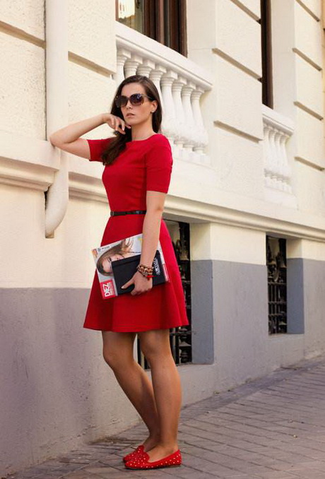 Vestidos rojos sencillos