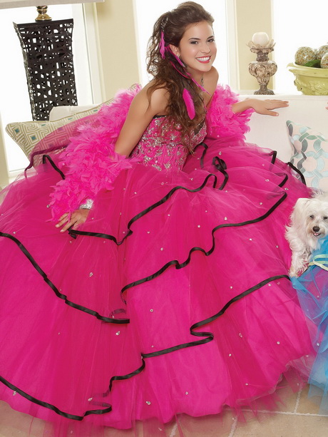 Vestidos de moda de 15 años 2016