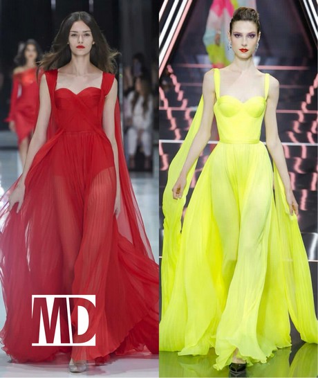 Tendencias en vestidos de noche 2019