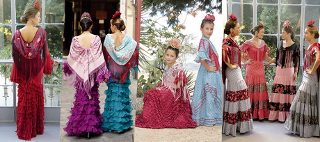 Diseños de trajes de flamenca 2017