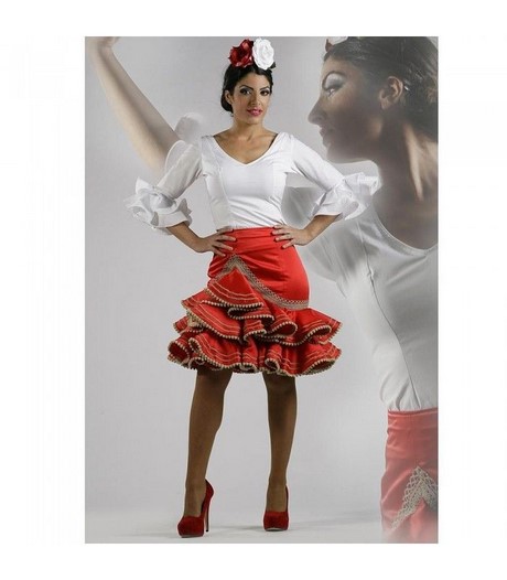 Faldas cortas de flamenca