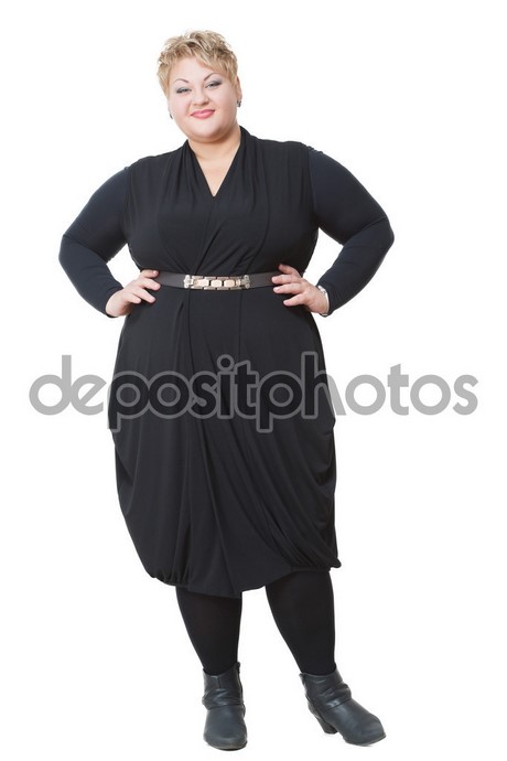 Mujer de vestido negro