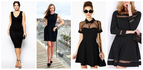 Vestido negro simple