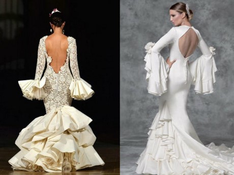 Vestidos flamencos de novia