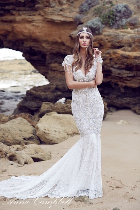 Vestidos de novia de playa 2018