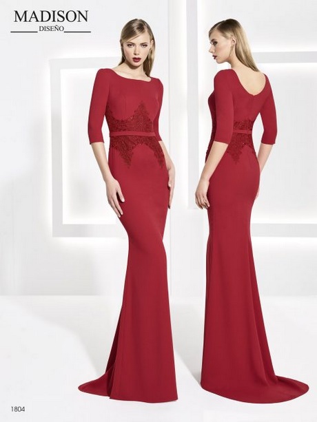 Vestidos de recepcion largos 2018