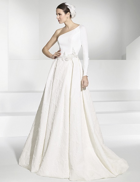 Vestidos sencillos de novia 2018