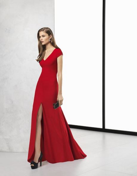 Vestido rojo fiesta 2019