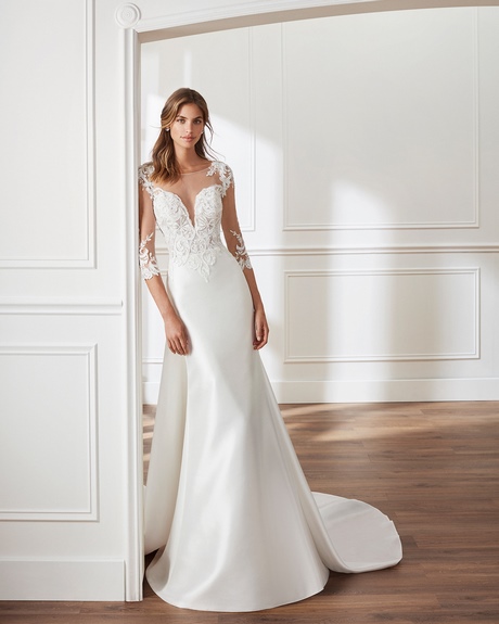 Vestidos de novia para rellenitas 2019