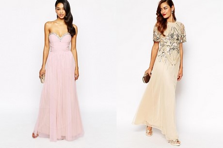 Vestidos largos para una boda de tarde