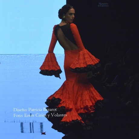 Trajes de flamenca rojos 2018