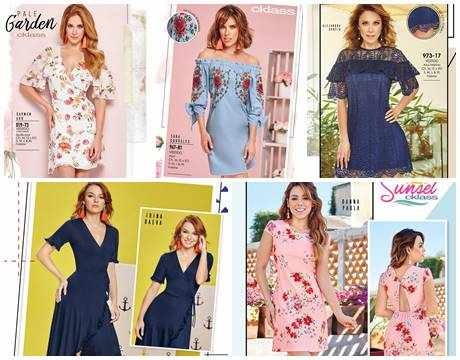 Vestidos casuales de moda primavera verano 2018