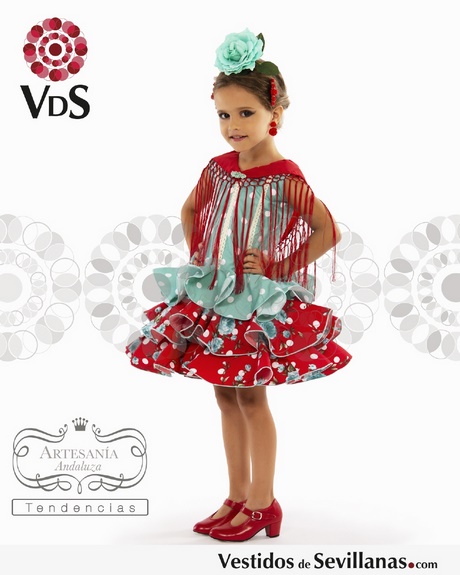 Trajes de flamenca bebe 2021