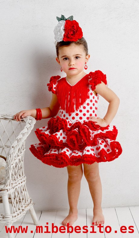 Trajes de flamenca para niñas 2021