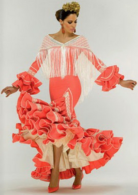 Colores de moda en trajes de flamenca 2016