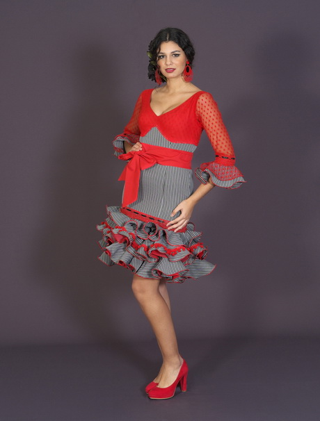 Vestidos de flamenca cortos 2016