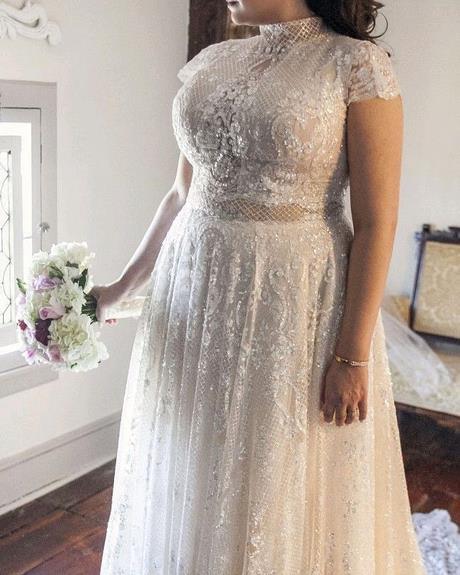 Vestidos de novia para rellenitas 2020