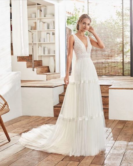 Vestidos novia rosa clara 2020