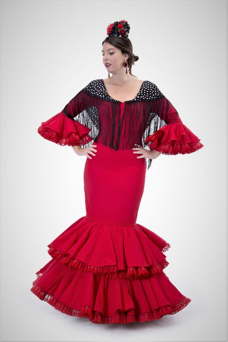 Modelos de trajes de flamenca 2022