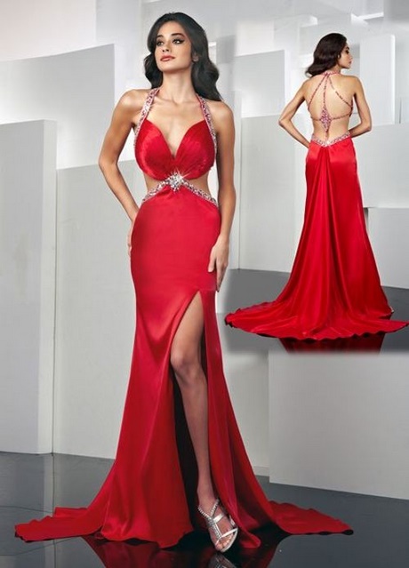 Vestidos de fiesta rojos