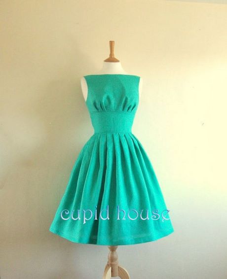 Vestido verde vintage