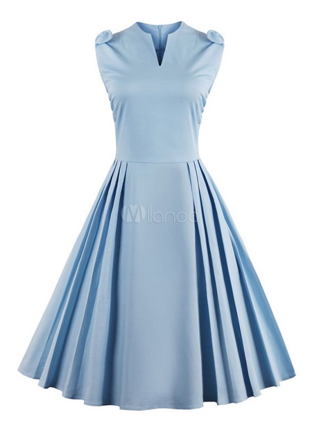 Vestido vintage azul