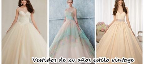 Vestidos color vintage