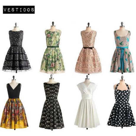 Vestidos moda vintage