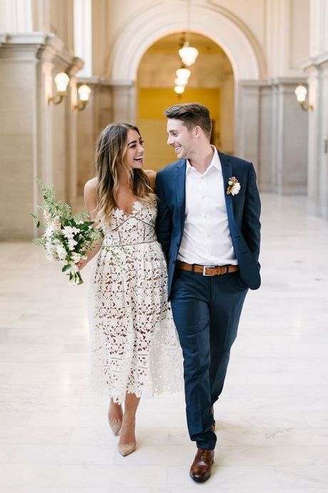 Vestidos o trajes para matrimonio civil