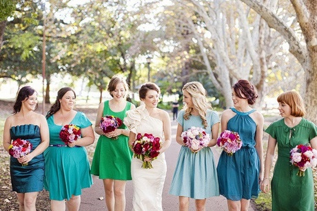 Damas de honor boda de dia