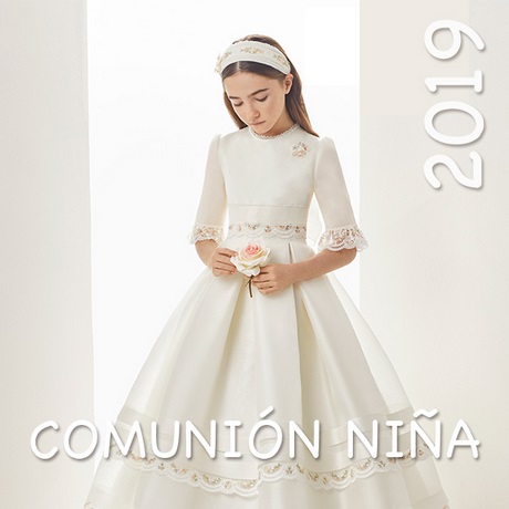 Trajes comunion niña 2019