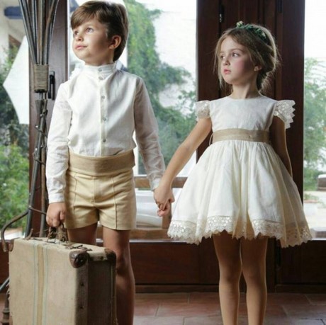 Trajes de damas de honor infantiles