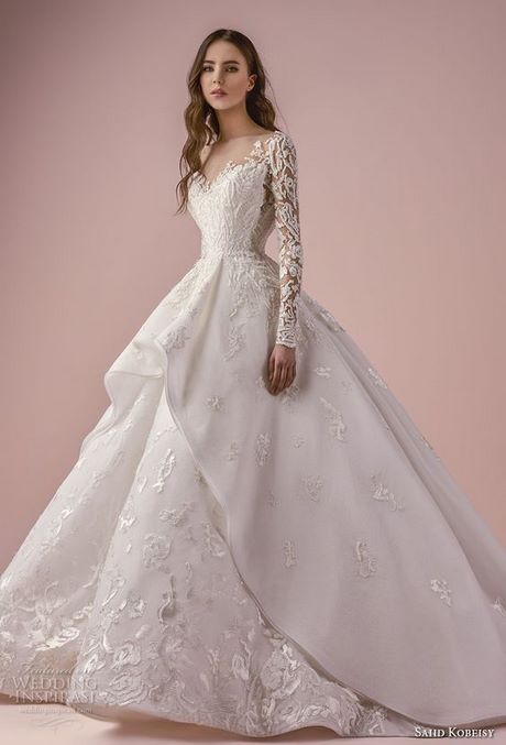 Vestido de novia corte princesa 2019