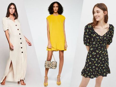 Vestidos casuales de moda primavera verano 2019