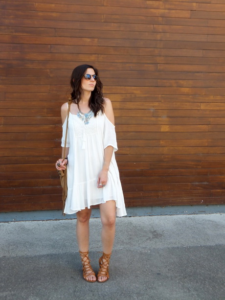 Vestido blanco hippie