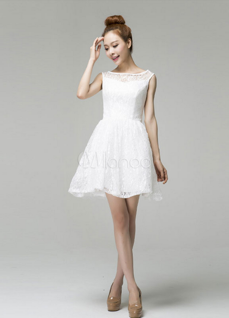 Vestido coctel blanco