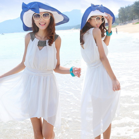 Vestidos blancos para playa