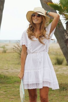 Vestidos blancos para playa