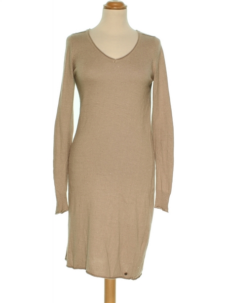 Vestido beige invierno