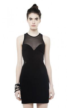 Vestido lycra negro