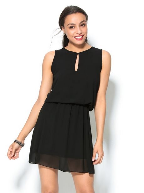 Vestido negro corto de fiesta