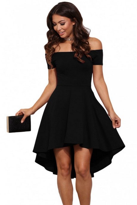 Vestido negro corto elegante