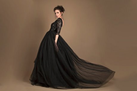 Vestido tul negro