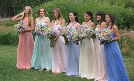 Vestidos damas de honor matrimonio