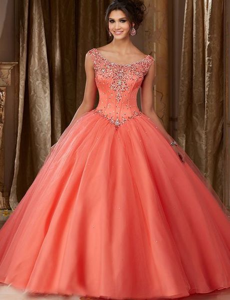 Coral quince dress