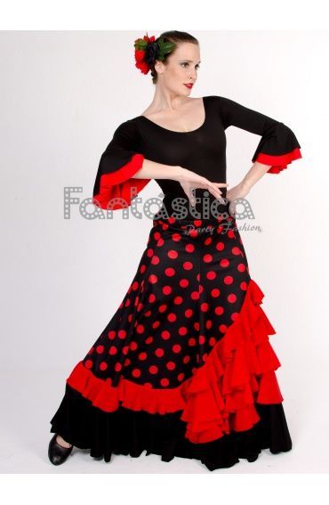 Falda flamenca mujer